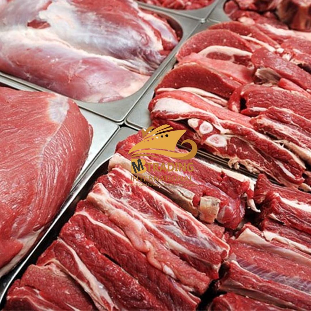 Halal-certified beef and mutton cuts — vacuum-sealed and processed in ISO-certified facilities. Fresh-frozen and ready for export in reefer containers.